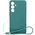 Bizon Case Silicone Magnetic Sq Samsung Galaxy S24 FE dark green
