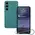 Bizon Case Silicone Magnetic Sq Samsung Galaxy S24 FE dark green