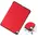 Bizon Case Tab Croc Apple iPad Air 13" M2 2024 red