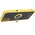 Bizon Case Hybrid Ring Samsung Galaxy Xcover7 smoky with a yellow frame