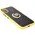 Bizon Case Hybrid Ring Samsung Galaxy Xcover7 smoky with a yellow frame