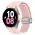 Bizon Strap Watch Silicone Samsung Galaxy Watch FE/7/6/6 Classic/5/5 Pro/4/4 Classic light rose