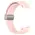 Bizon Strap Watch Silicone Samsung Galaxy Watch FE/7/6/6 Classic/5/5 Pro/4/4 Classic light rose