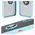 Bizon Case Hybrid Ring Samsung Galaxy Xcover7 smoky with a light blue frame