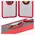 Bizon Case Hybrid Ring Xiaomi Poco F6 smoky with a red frame