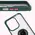 Bizon Case Hybrid Ring Xiaomi Redmi 13 4G smoky with a dark green frame