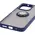 Bizon Case Hybrid Ring Xiaomi Redmi 13 4G smoky with a navy blue frame