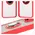 Bizon Case Hybrid Ring Xiaomi Redmi 13 4G smoky with a red frame