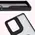 Bizon Case Hybrid Ring Motorola Edge 50 Fusion smoky with a black frame