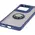 Bizon Case Hybrid Ring Motorola Edge 50 Ultra smoky with a navy blue frame