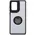 Bizon Case Hybrid Ring Motorola Edge 50 Fusion smoky with a black frame