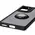Bizon Case Hybrid Ring Motorola Edge 50 Fusion smoky with a black frame
