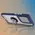Bizon Case Hybrid Ring Motorola Edge 50 Ultra smoky with a navy blue frame