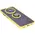 Bizon Case Hybrid Ring Realme 12 / 12x smoky with a yellow frame