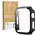 Bizon Case Case + Glass Set Apple Watch 8/7 45mm black