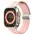 Bizon Strap Watch Silicone Apple Watch 44/45/46/49 mm pink