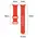 Bizon Strap Watch Silicone Apple Watch 38/40/41/42 mm red