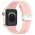Bizon Strap Watch Silicone Apple Watch 38/40/41/42 mm pink