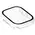 Bizon Case+Glass Watch Apple Watch 10 46mm clear