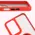 Bizon Case Hybrid Ring Motorola Moto G35 5G smoky with a red frame