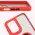 Bizon Case Hybrid Ring Motorola Moto G55 5G smoky with a red frame
