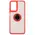 Bizon Case Hybrid Ring Motorola Moto G35 5G smoky with a red frame