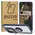 Bizon Case Hybrid Ring Motorola Edge 50 Neo smoky with a navy blue frame