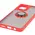 Bizon Case Hybrid Ring Motorola Moto G55 5G smoky with a red frame