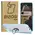 Bizon Case Hybrid Ring Motorola Moto G35 5G smoky with a light blue frame