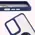 Bizon Case Hybrid Ring Motorola Moto G35 5G smoky with a navy blue frame