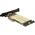 Κάρτα δικτύου Delock DELOCK PCIe-Card x4 > M2 KeyB + NVMe M.2 KeyM LowProfile 6549891 4043619896301