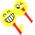 Ρακέτες smiley Adar Soft στο δίχτυ 414013 6705913 5901271414013