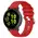 Bizon Strap Watch Silicone Pro Garmin Vivoactive 5 red