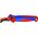 Knipex KNIPEX stripping knife 16 50 145 SB, stripping/stripping tool (red/blue, with ratchet function)