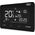 Tech Przewodowy regulator ST-293z v3 czarny, pokojowy dwustanowy zasilany 230V szklany podtynkowy