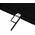Avenger Flaga Solid Black 60x90cm