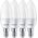 Philips Philips LED Lamp E14 4-Pack candle     40W 4000K