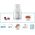 Rozdrabniacz Philips PHILIPS HR1393/00 Chopper, 450W, 0,7L plastic bowl, 2 blades, White - HR1393/00