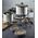 WMF Kuchenka do gotowania ryżu WMF mini (220 W, z pudełkiem na lunch, parowcem, oszczędzająca miejsce, wewnętrzna doniczka z pokrywką na wynos (1,0 l)) cromargan mat