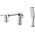 Bateria wannowa Sourcing 3- HOLE BATH TUB MIXER SIROS CHROME
