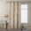 AmeliaHome Zasłona Velvet na przelotkach Krem 140X245