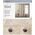 AmeliaHome Zasłona Velvet na przelotkach Krem 140X245