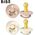 Bibs COLOUR 2-PACK BLUSH & IVORY L Smoczek uspokajający, kauczuk Hevea