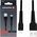 Kabel USB Swissten Swissten Basic Universāls Quick Charge 3.1 USB-C Datu un Uzlādes Kabelis 1m Melns