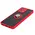 Bizon Case Hybrid Ring Motorola Moto G84 5G smoky with a red frame