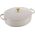 Ballarini Garnek żeliwny owalny Ballarini Bellamonte - Kość słoniowa, 7.5 ltr