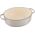 Ballarini Garnek żeliwny owalny Ballarini Bellamonte - Kość słoniowa, 7.5 ltr