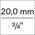 Hazet Nasadka wkretakowa 3/4"d.srub z gniaz.6-kat.14x54,5mm HAZET