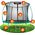 Trampolina ogrodowa Neo-Sport NS-10C181 z siatką wewnętrzną 10 FT 312 cm