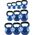 Kettlebell HMS KNV04 gumowany 4 kg